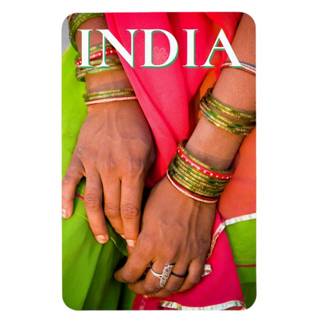 Imán Rajasthan Close-up of Woman's Hands (Vertical)