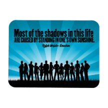 Ralph Waldo Emerson cita Inspiradora "Sombras"