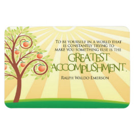 Imán Ralph Waldo Emerson cita Inspiradora "Yourself"
