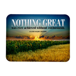 Imán Ralph Waldo Emerson Entusiasmo por la cita Inspira