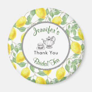 Imán Rama de limones y agradecimiento de desayuno de bo