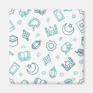 Imán Ramadan Doodles Magnet