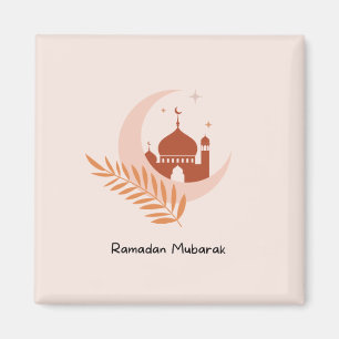 Imán Ramadan Mubarak Boho Luna y Mezquita