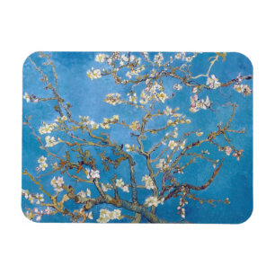 Imán Ramas con el flor Van Gogh de la almendra