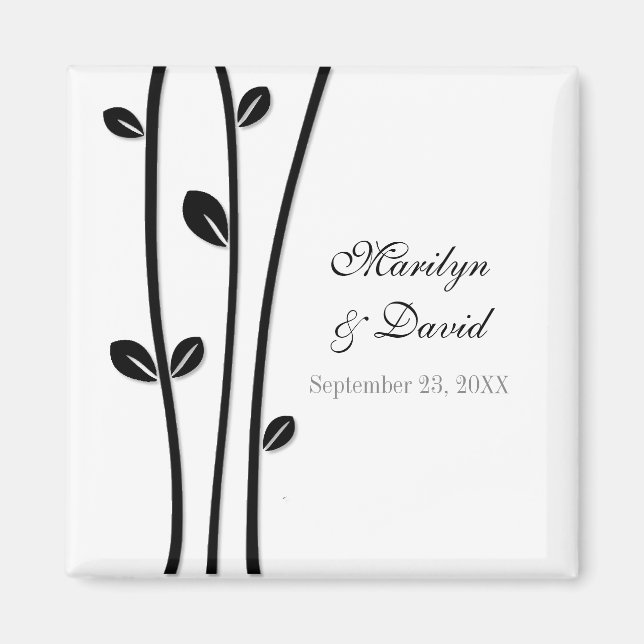 Imán Ramas negras abandonadas (Frente)