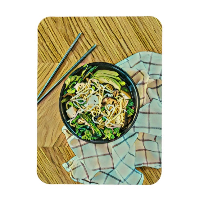 Imán Ramen birthday gift (Vertical)