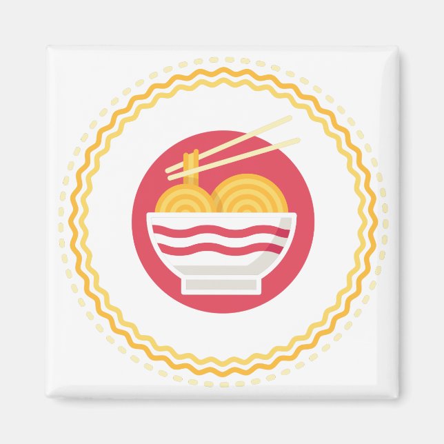 Imán ramen noodles (Frente)