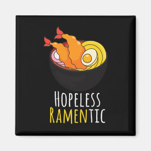Imán Ramentic Cute Kawaii Ramen Noodles Pun