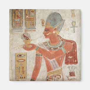 Imán Ramesses III en vestido de batalla