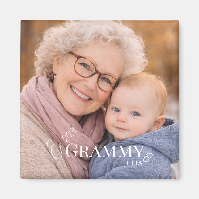 Imán rammy photo Established Year Hearts (Frente)