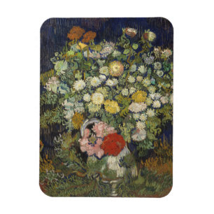 Imán Ramo de Vincent van Gogh el   de flores en un