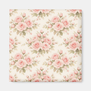 Imán Ramo Floral Rosa Rubor