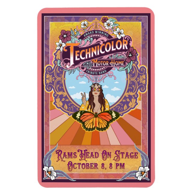 Imán Rams Head 2023 Peace (Vertical)