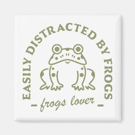 Imán Rana amante citas divertidas estética cottagecore