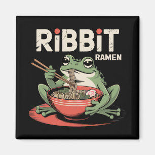 Imán Rana Comer Ramen Cinta divertida Ramen