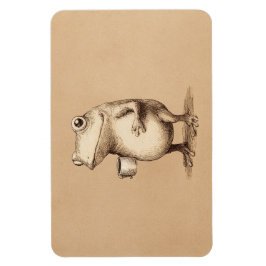 Imán Rana con Café – Caprichoso Animal Antiguo