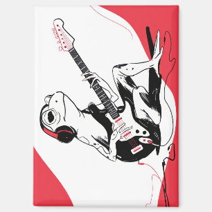 Imán Rana de Guitarra – Arte Animal de Música Fría