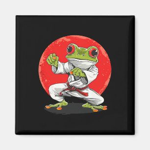 Imán Rana de Karate Artes Marciales Judo Sapo Rana Kung