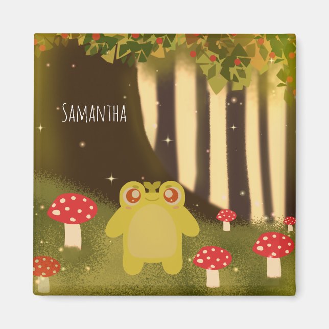 Imán Rana De Naturaleza Mágica (Frente)