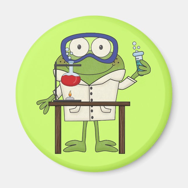 Imán Rana en el laboratorio de ciencia (Frente)