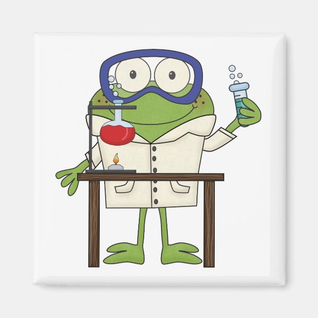 Imán Rana en el laboratorio de ciencia (Frente)