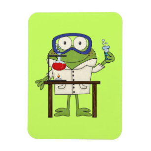 Imán Rana en el laboratorio de ciencia