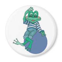 Rana en jeans, cumpleaños, puntos de polka