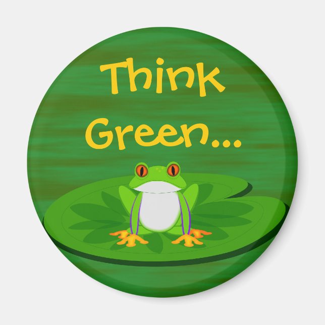 Imán Rana en Lilypad (Frente)