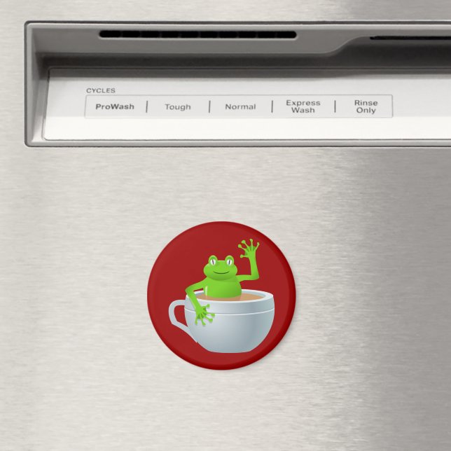 Imán Rana en un Té (In situ (lavavajillas))