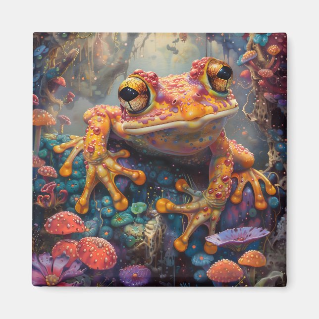 Imán Rana mágica de cuento de hadas (Frente)