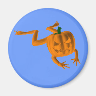 Imán Rana naranja Halloween
