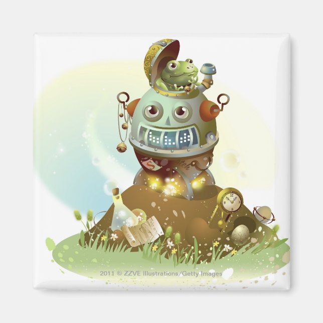 Imán Rana que sale de un OVNI (Frente)