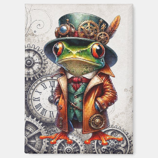 Imán Rana Steampunk & Engranajes