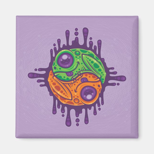 Imán Rana Trippy Drippy Yin Yang (Frente)