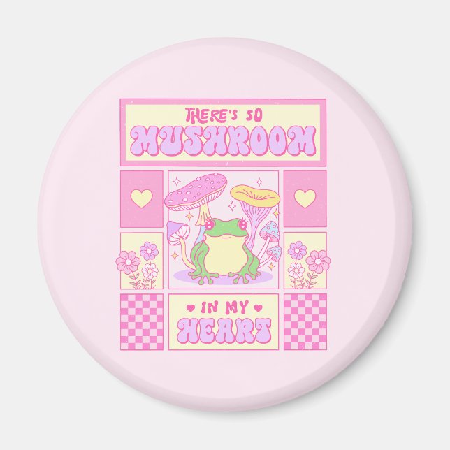 Imán Rana y champiñón - Rana divertida (Frente)