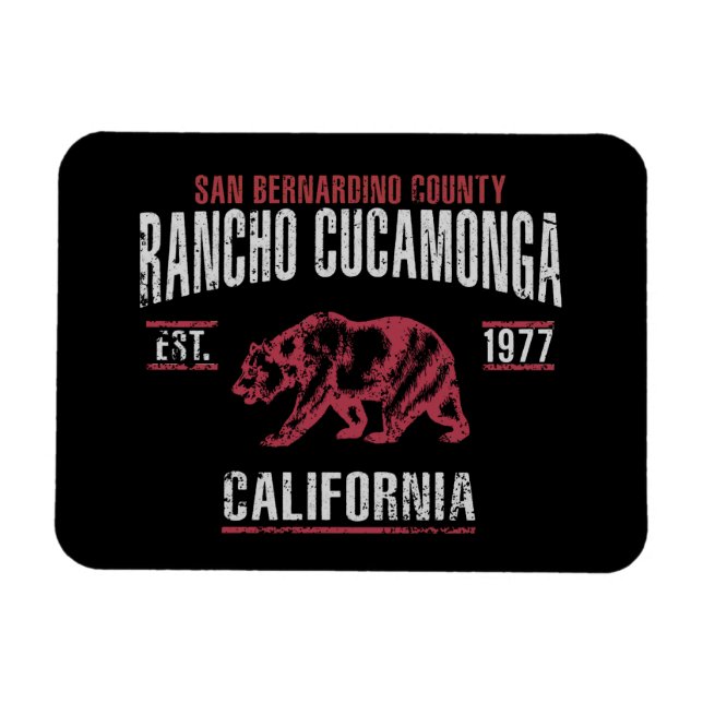 Imán Rancho Cucamonga (Horizontal)