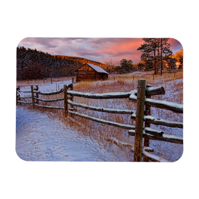 Imán Rancho de nieve (Horizontal)