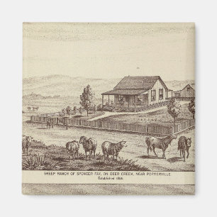 Imán ranchos de ovejas de Creek