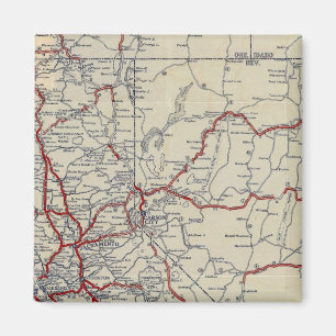 Imán Rand McNally Mapa de Carretera Junior California y