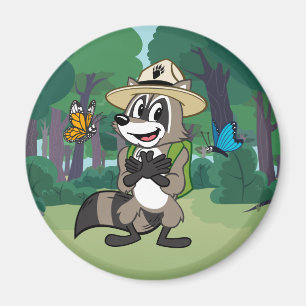 Imán Ranger Rick   Héroe de mariposa - Rótulo de maripo