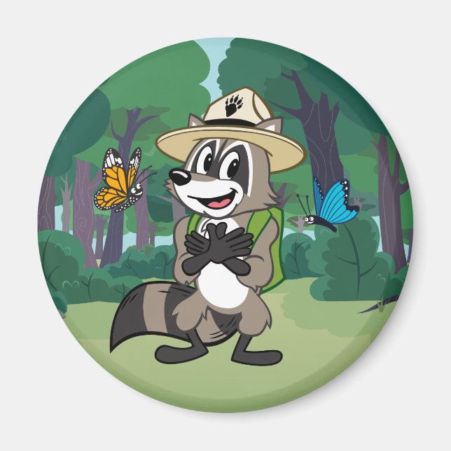 Imán Ranger Rick | Héroe de mariposa - Rótulo de maripo (Frente)