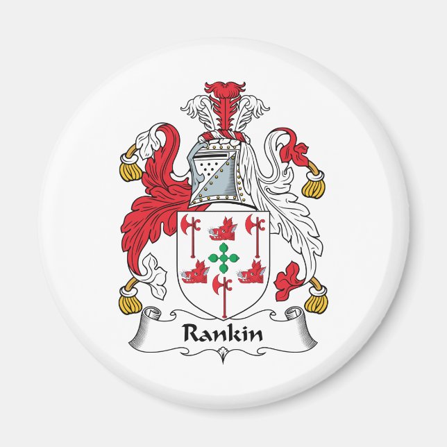 Imán Rankin Family Crest (Frente)