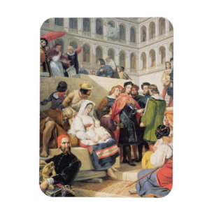 Imán Raphael en el Vatican, 1832 (aceite en lona)