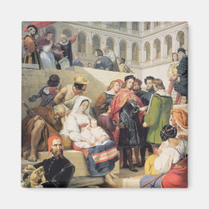 Imán Raphael en el Vatican, 1832 (aceite en lona)