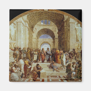 Imán Raphael "la escuela de Atenas" (circa 1511)