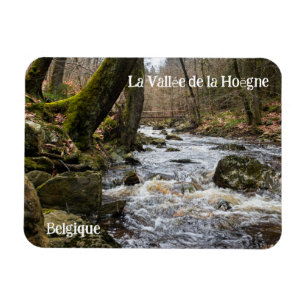 Imán Rápidos pintorescos del río del valle de Hoegne