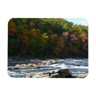 Imán Rapids del río Ohiopyle en el otoño de Pensilvania