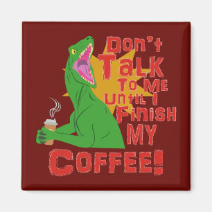 Imán Raptores y café