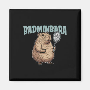 Imán Raqueta de Badminbara - Equipo de Bádminton Capyba