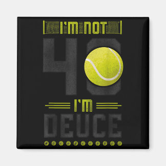 Imán Raqueta de jugador de tenis divertida 40 cumpleaño